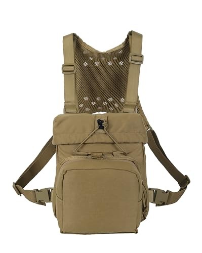 Tactical Universal Binocular Case, Binocular Harness Chest Pack with Durable,