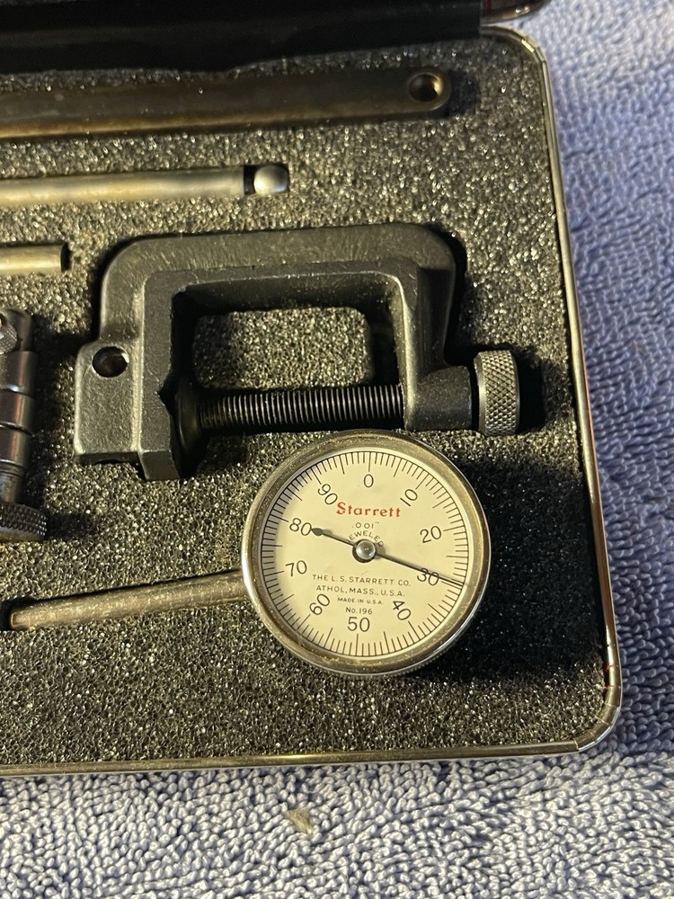 Starrett 196A1Z Universal Dial Test Indicator Kit