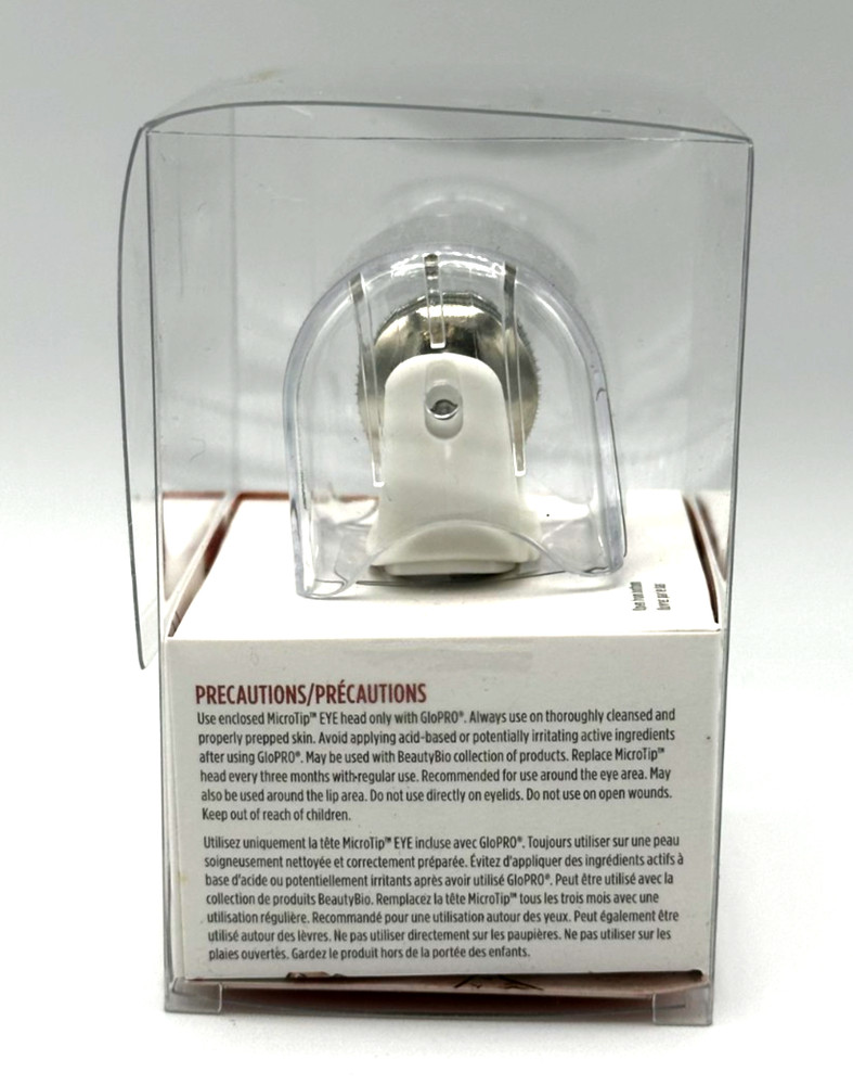 Beautybio Eye Micro Tip Attachment Head ~ White ~ BNIB