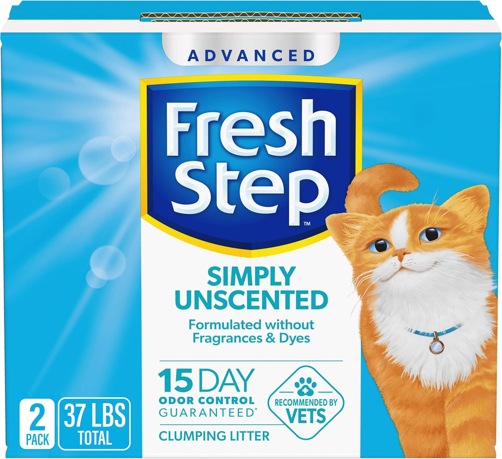 Advanced Simply Unscented Clumping Litter,  Unscented Cat Litter Fights Odor on