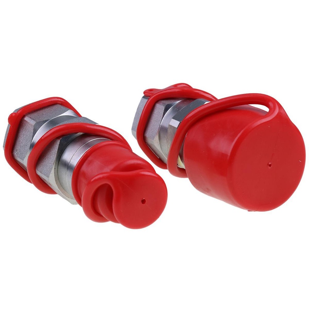 5/8" SAE Flat Face Coupler Set Hydraulic Quick Connect Fitting for Bobcat Cater