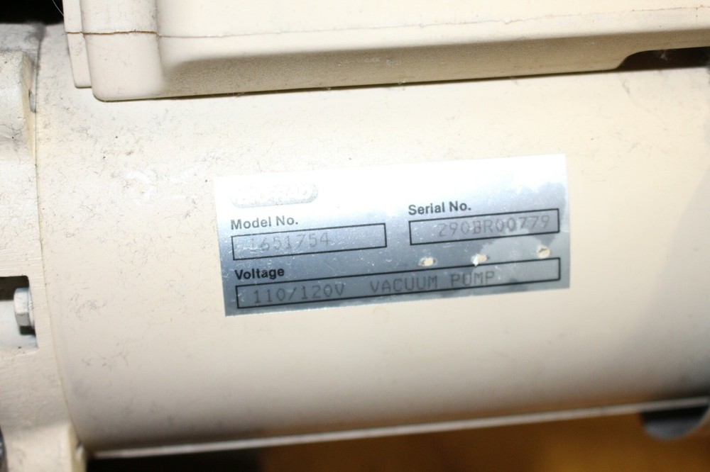 BIO-RAD MODEL 1651754 VACUUM PUMP