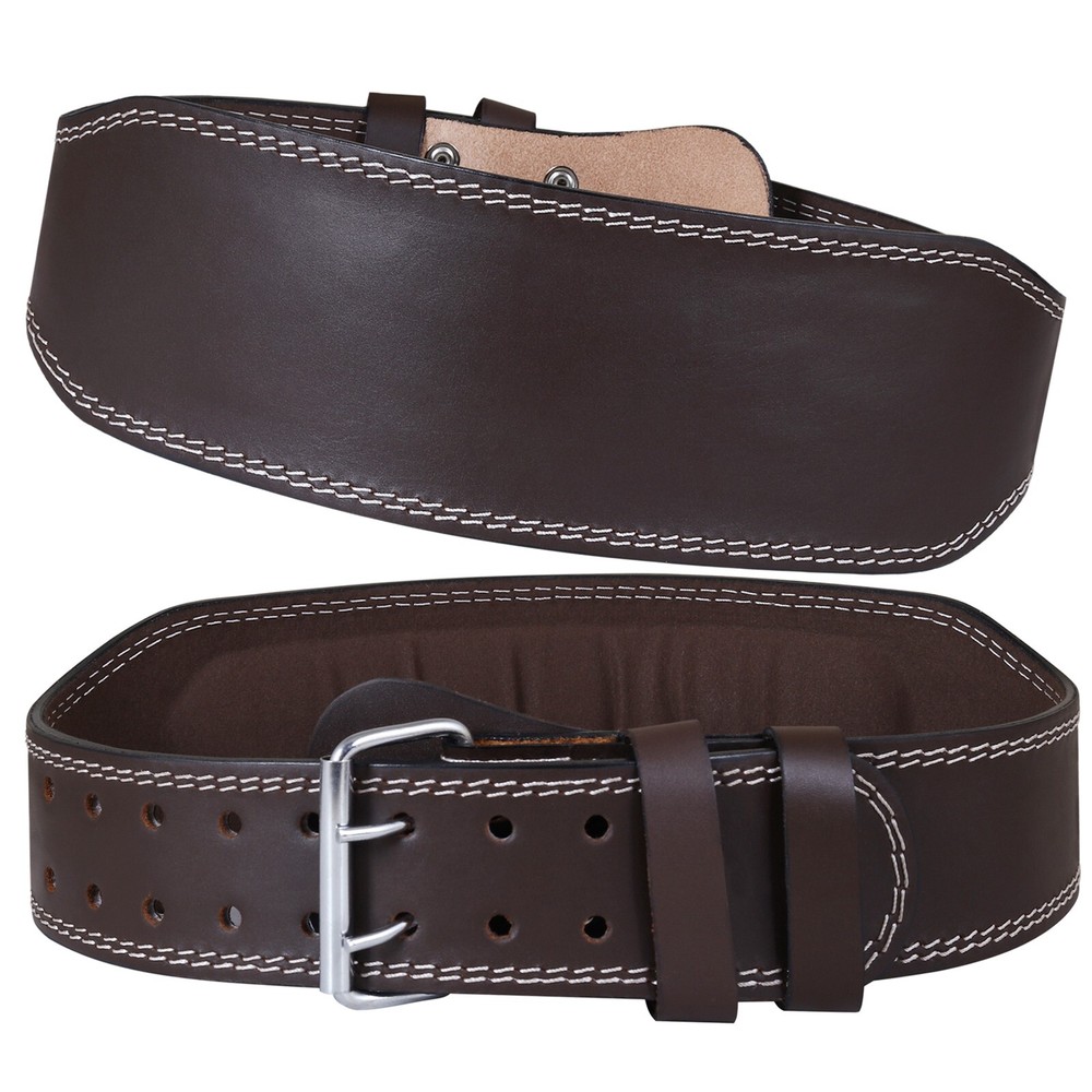 Leather Weightlifting Belt Gym Training Back support.