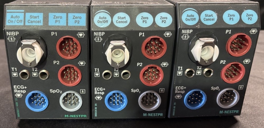 Datex-Ohmeda M-NESTPR Multi Parameter Module LOT OF 3