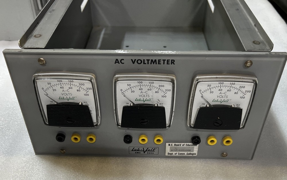 Lab-Volt AC Voltmeter (Not Tested)