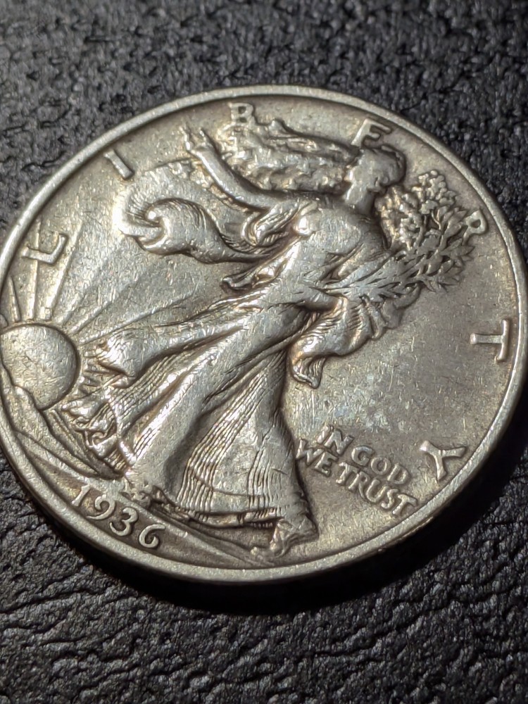 1936 Silver Liberty Walking Half Dollar