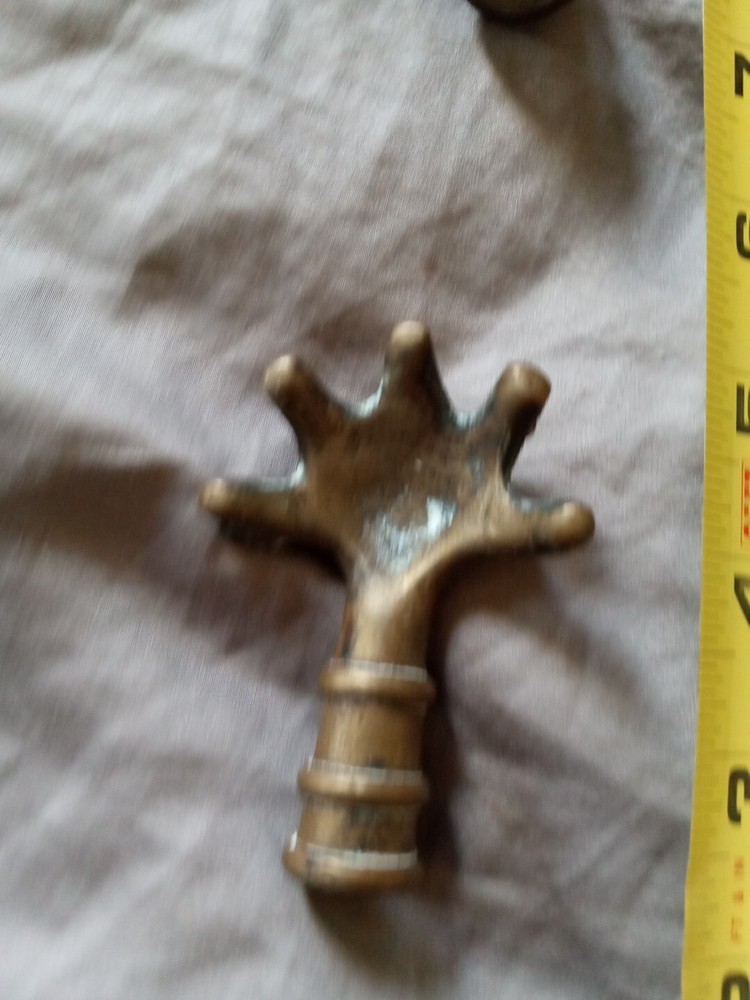 Replacement Handle And Grabbers For Fireplace Tongs Brass