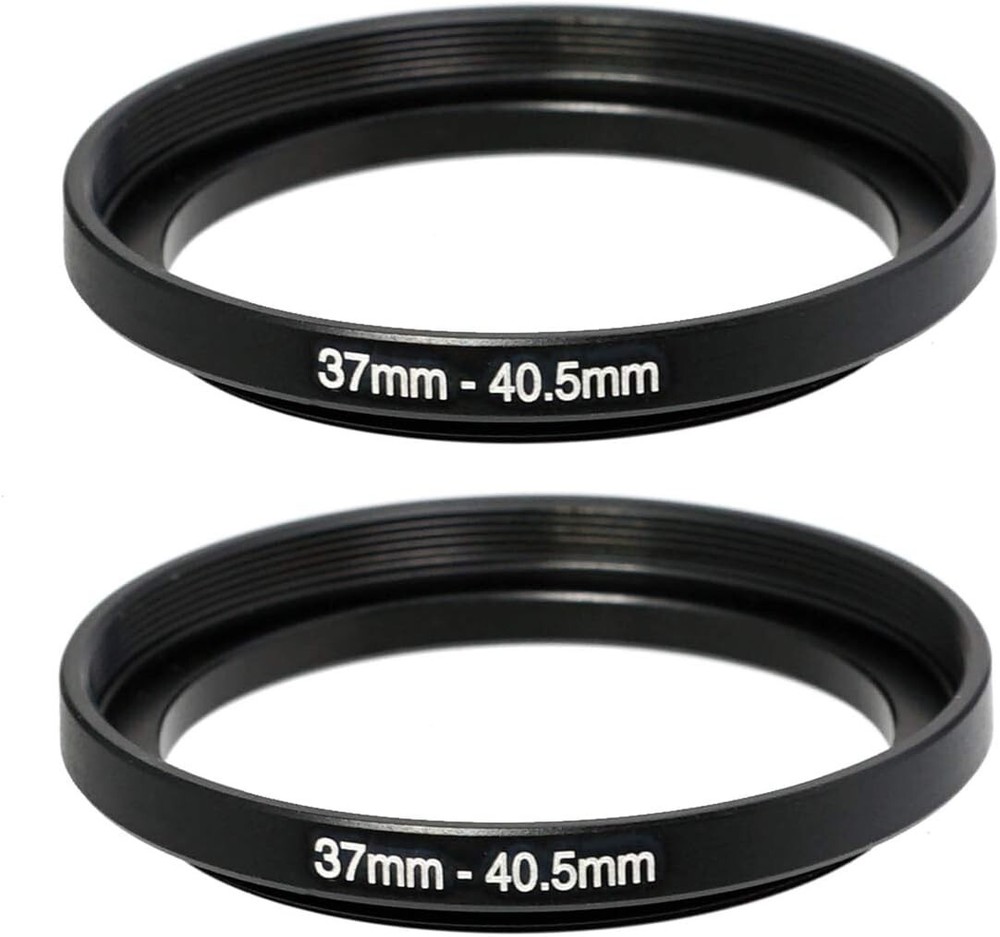 DSLR-Ready 2 Pack 37-40.5mm Step-Up Ring – Perfect for Filter Applications
