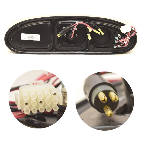 SeaArk Boat Trolling Motor Panel | Black Plastic