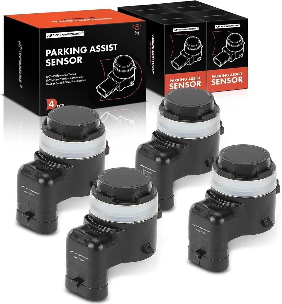 4-PC Reverse Backup Parking Assist Sensor Compatible with Select Ram, Jeep & Dod