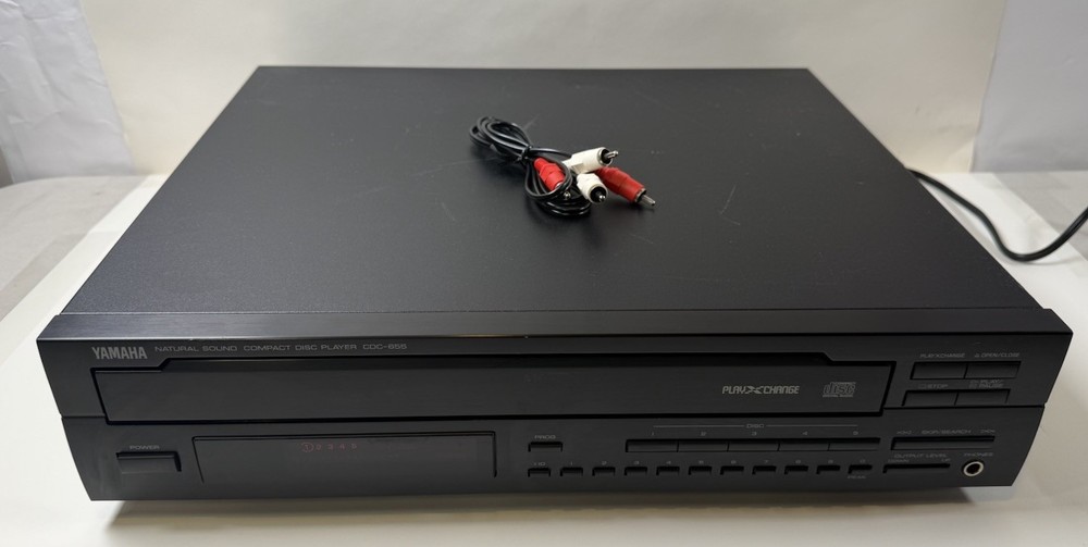 Yamaha CDC-655 5 CD Changer Tested Works - No Remote