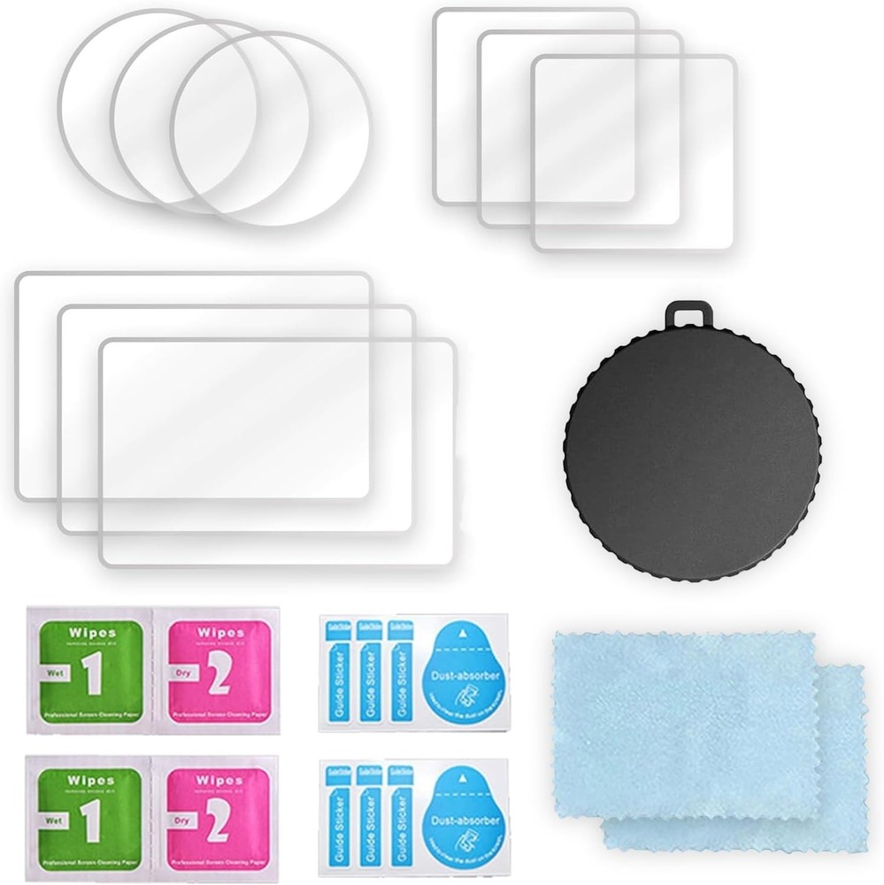 Comprehensive 10PCS Action Camera Protector Kit with Silicone Cap - Bubble Free