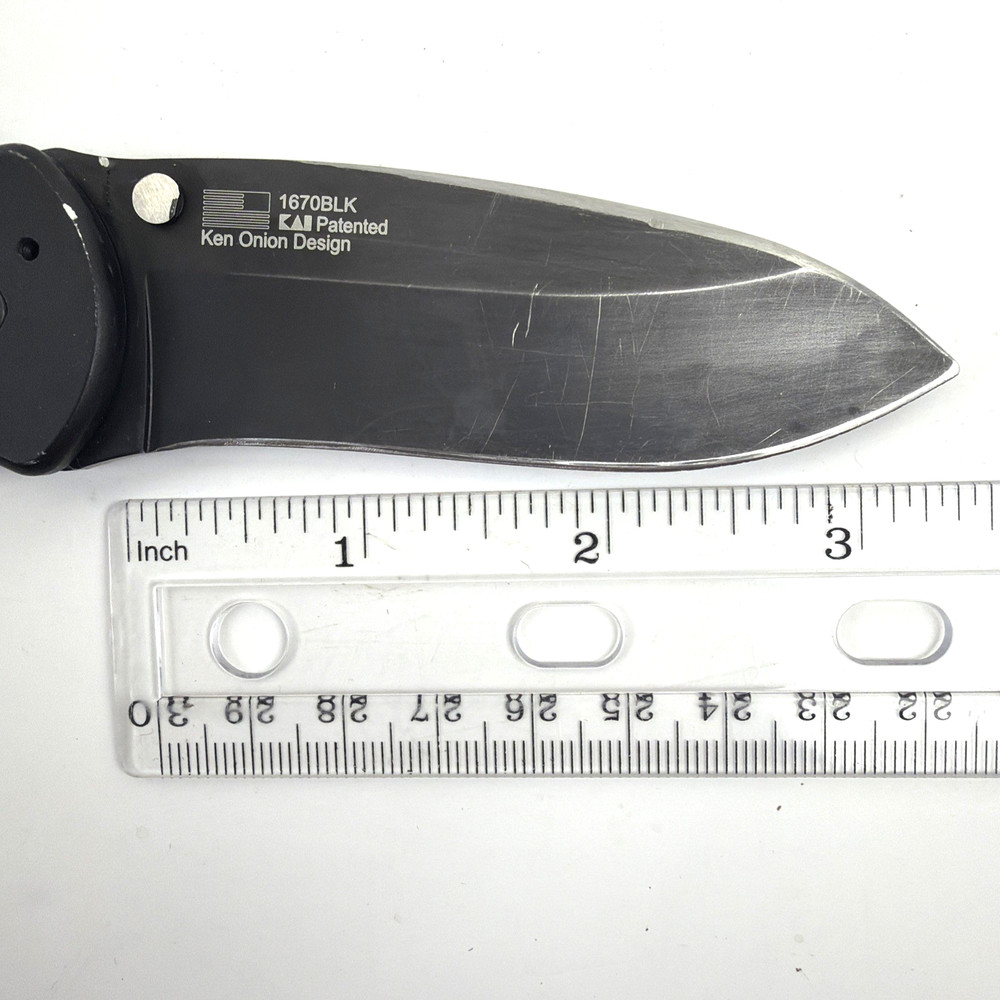 Kershaw Blur Speedsafe Assisted Open Knife 1670BLK Plain Edge