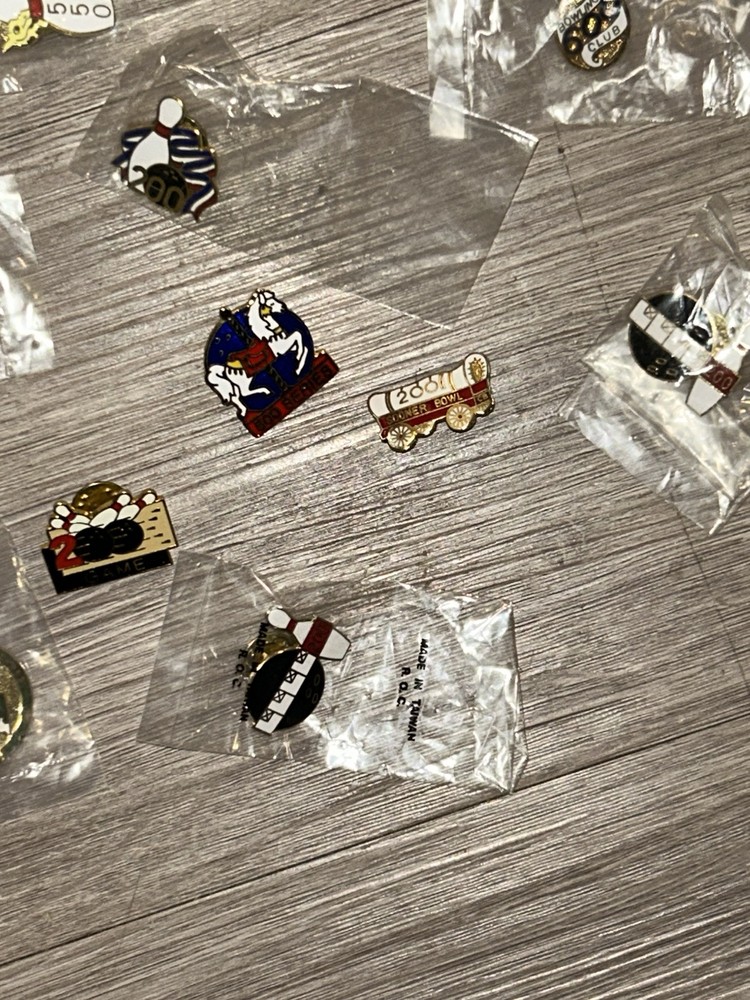 Bowling Patches And Pin Lot