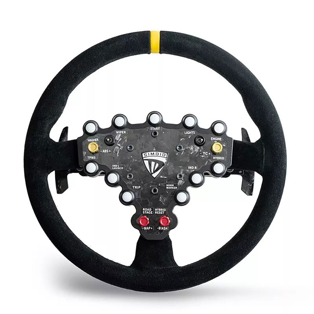 SIMDID 320mm/12.6" GTW Steering Wheel Racing Simulator for Quick Release