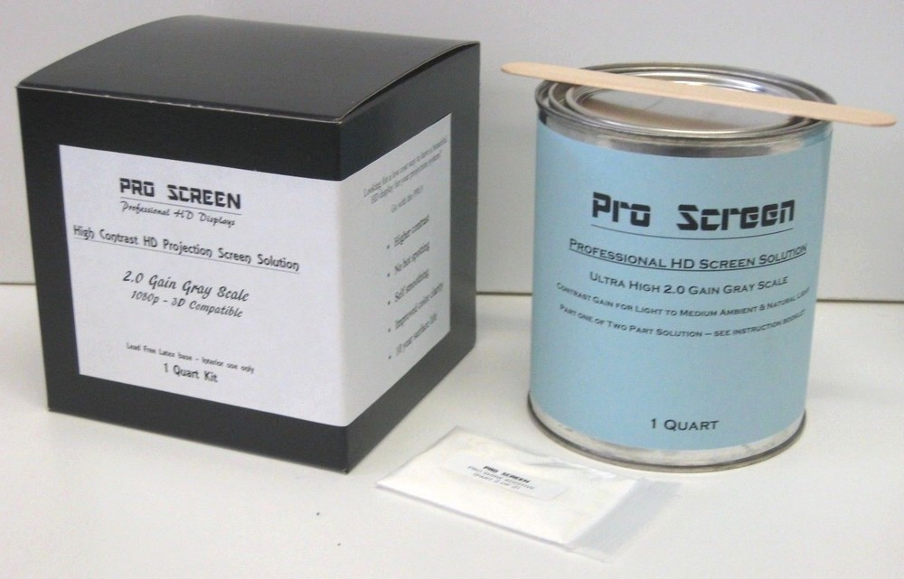 HD Projector / Projection Screen Paint Solution 3D & Blu-ray Quality 1080P 4K