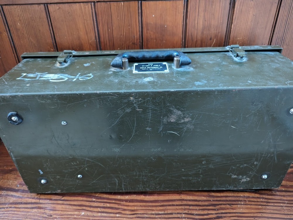 vintage military anemometer wind meter