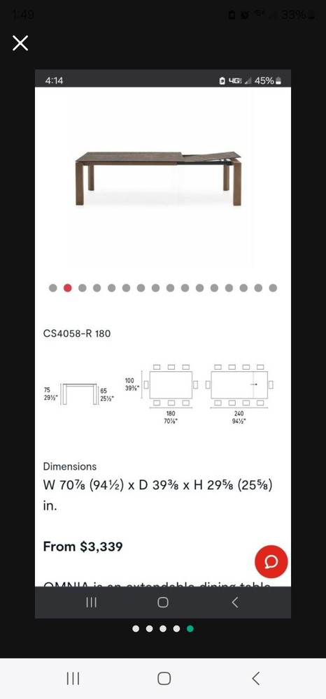 Calligaris Omnia Extension Table