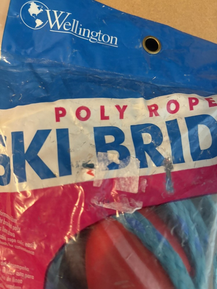 Wellington Ski Bridle Ski-Master 8’ Polypropylene Line 3 Snap Hooks & Lg. Float