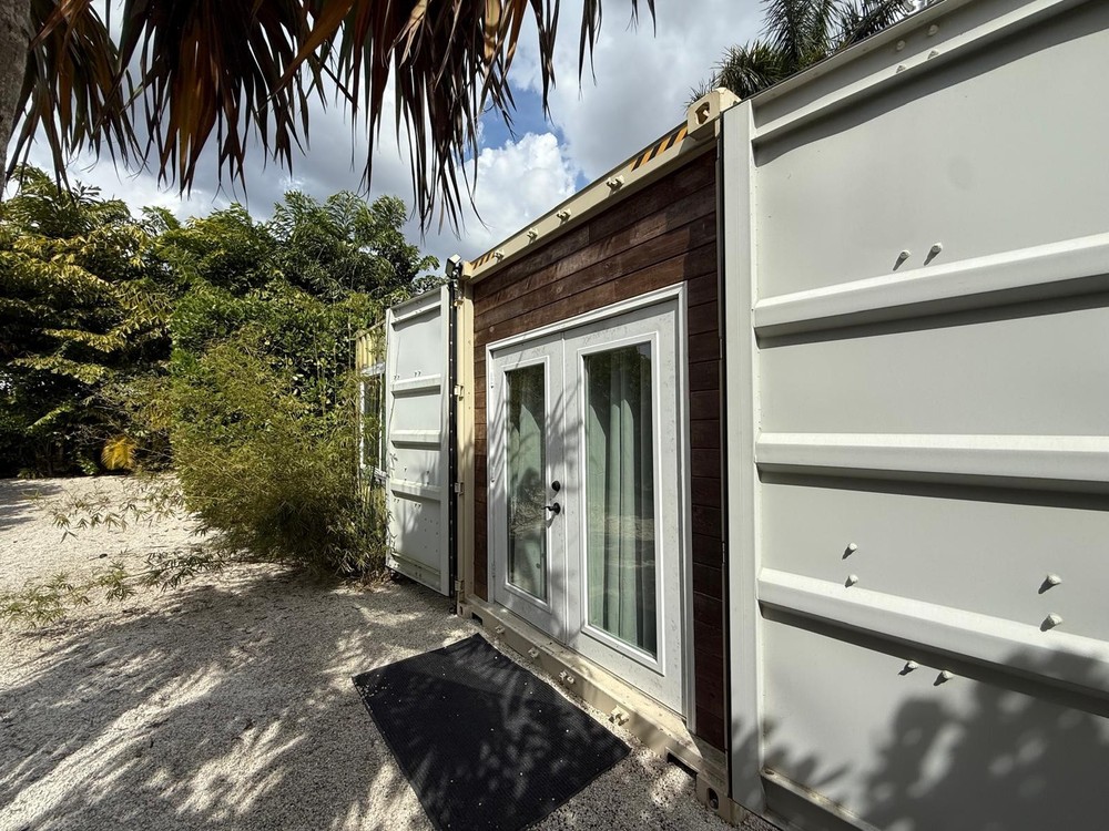 New 40 ft High Cube tiny home container home - New AC, W/D, Ref, Cooktop