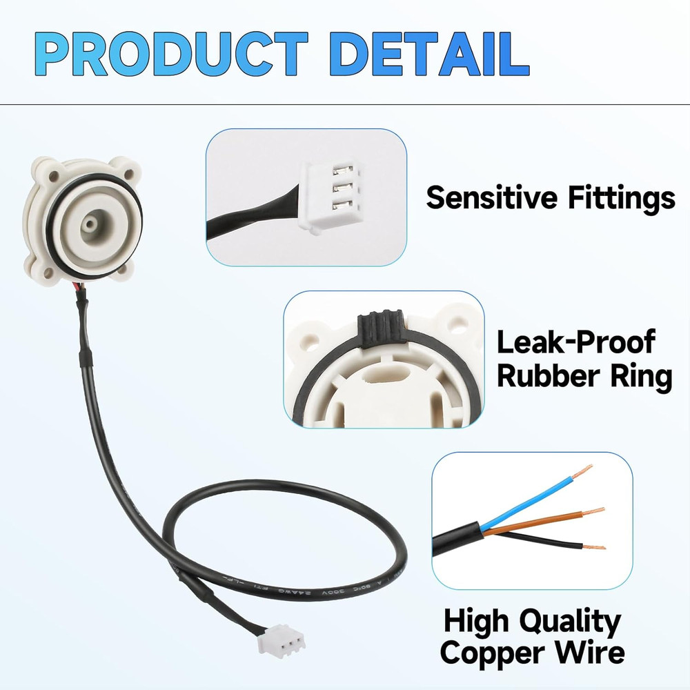 FSA NFSML Flow Sensor Assembly for Ecosmart Eco 8 & 11 Electric Tankless Water H