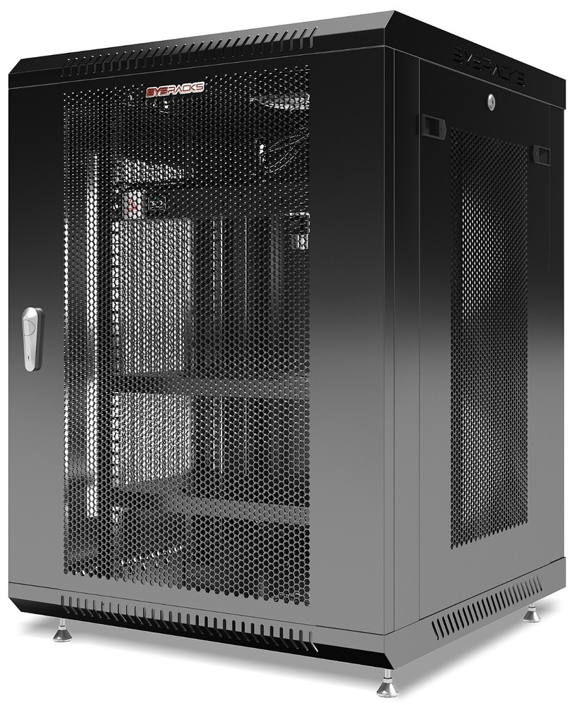 15U Sysracks Wall Mount IT Data Network Server Rack Cabinet Enclosure 24" Depth