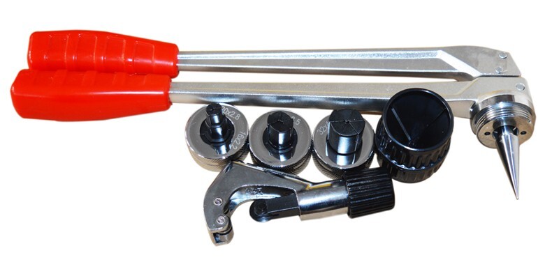 Manual Pipe Expander Expanding Tool Kit Three Expansion Heads