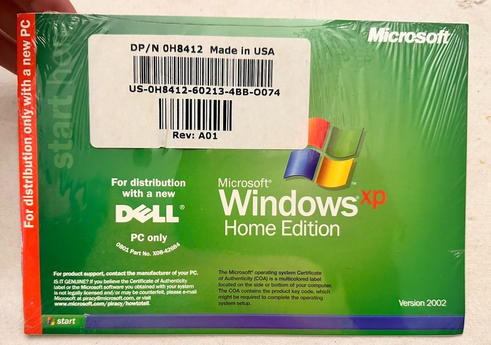Dell OEM Microsoft Windows XP Home Edition with Service Pack