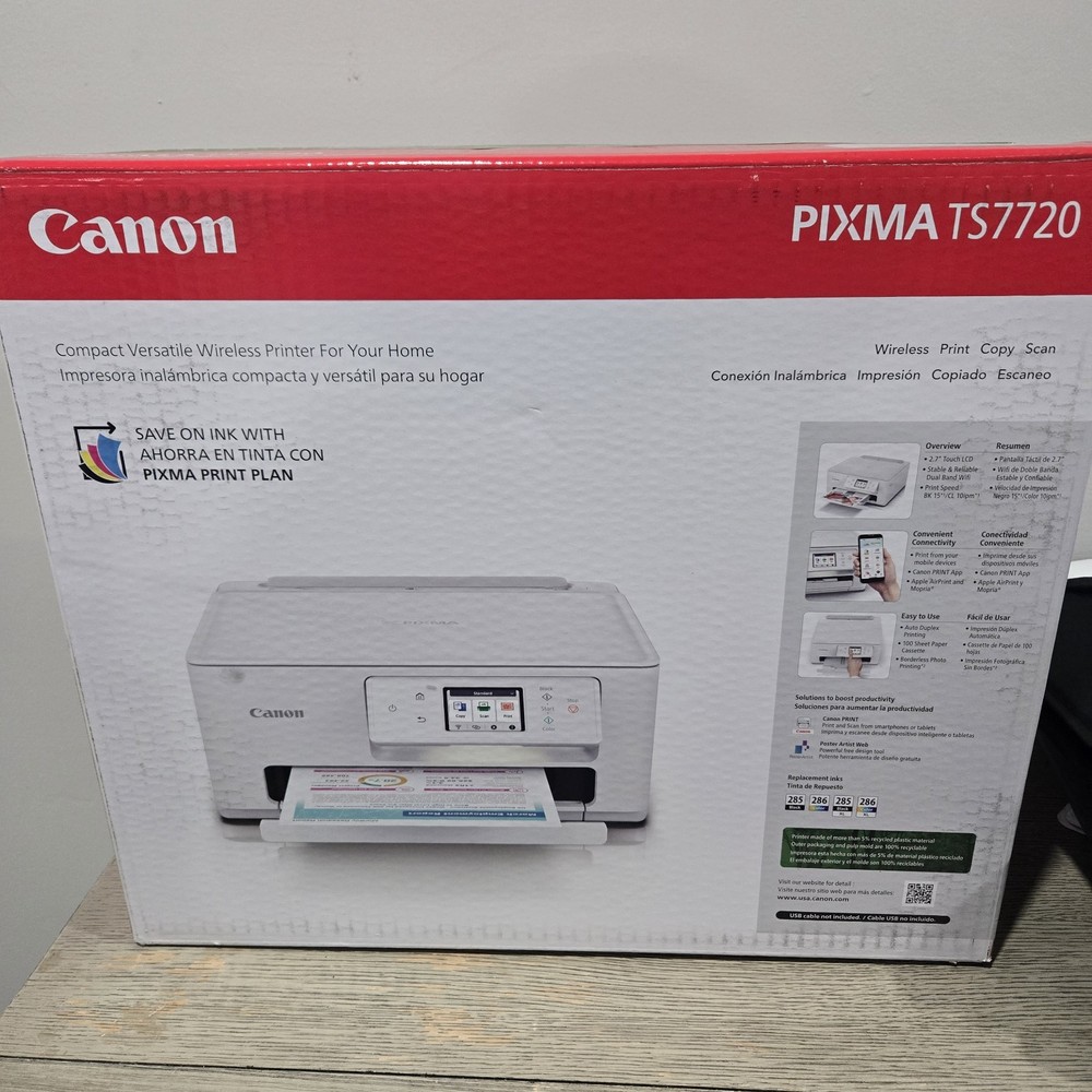 Canon PIXMA TS7720 Wireless Inkjet All-in-One Printer