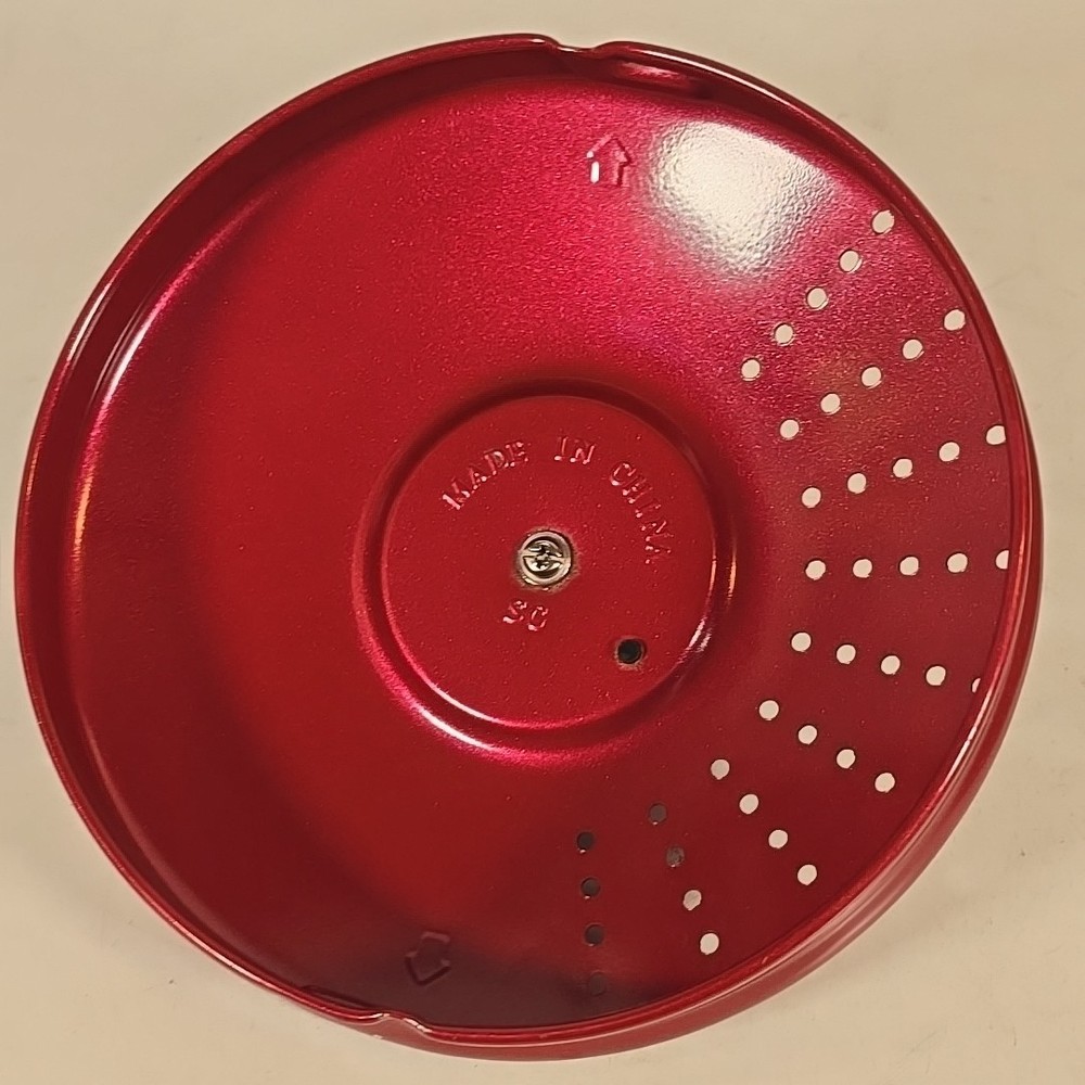 Kitchen Craft 6" Locking Lid with Strainer Built In Replacement Red