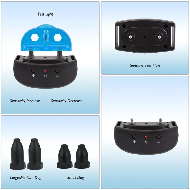 Automatic Anti Bark barking Device Small Medium Large Dog Shock Training Collar