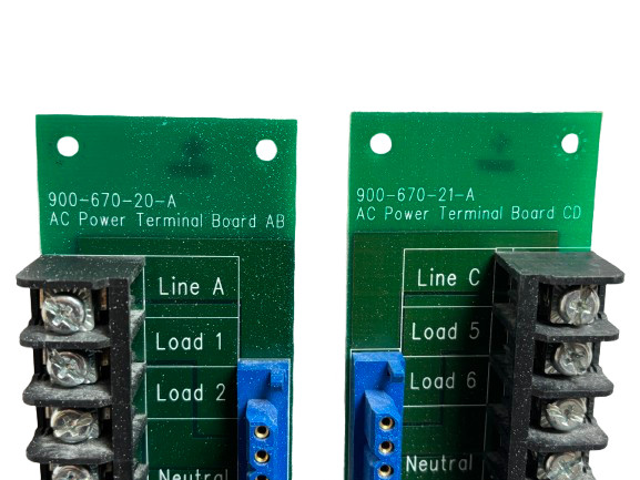 Vantage AC Power Terminal Board, AB & CD Boards - PreOwned