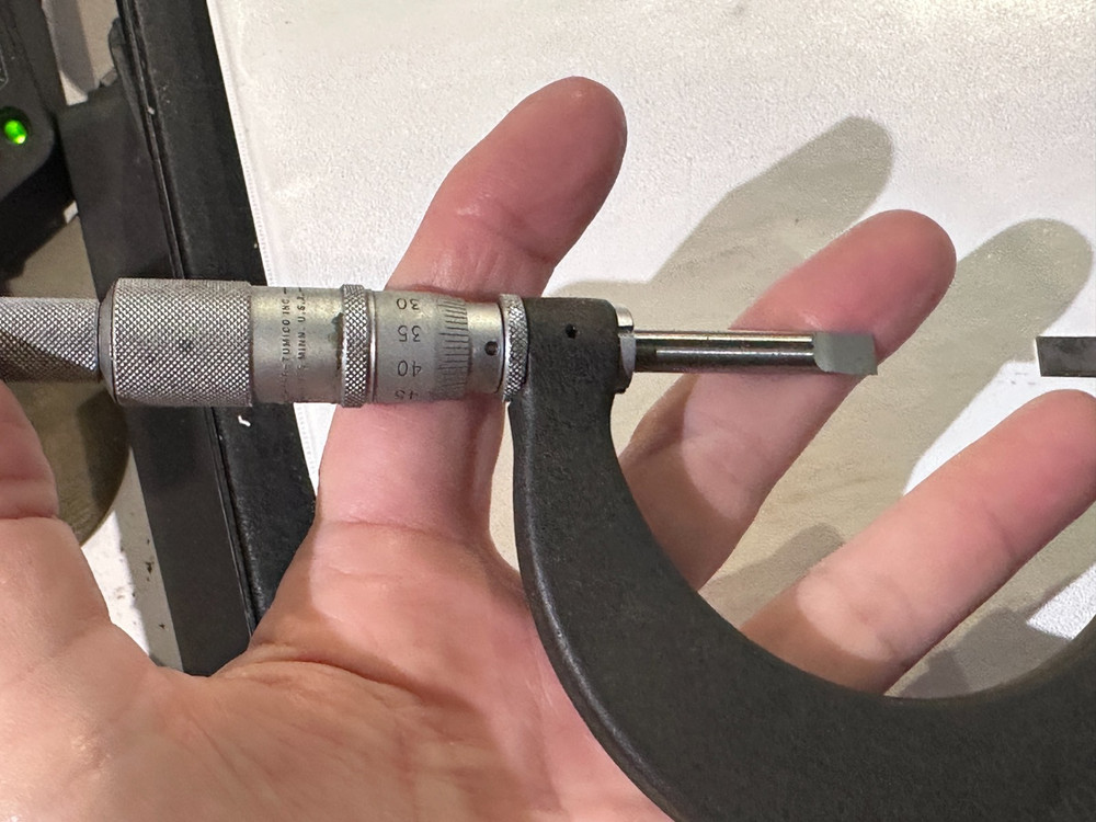 Scherr-Tumico 25-50mm Blade Micrometer