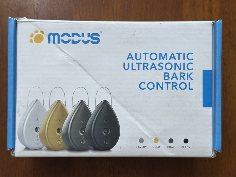 MODUS Automatic BLACK Ultrasonic Bark Control Black