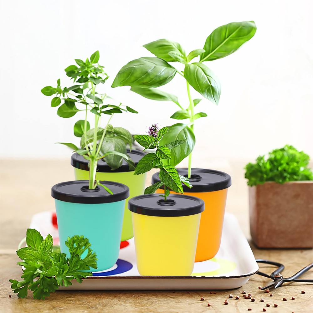 Kratky Method Hydroponic Planter Kit, 8 Hydroponic Planter Plus 24 Growing Sp...