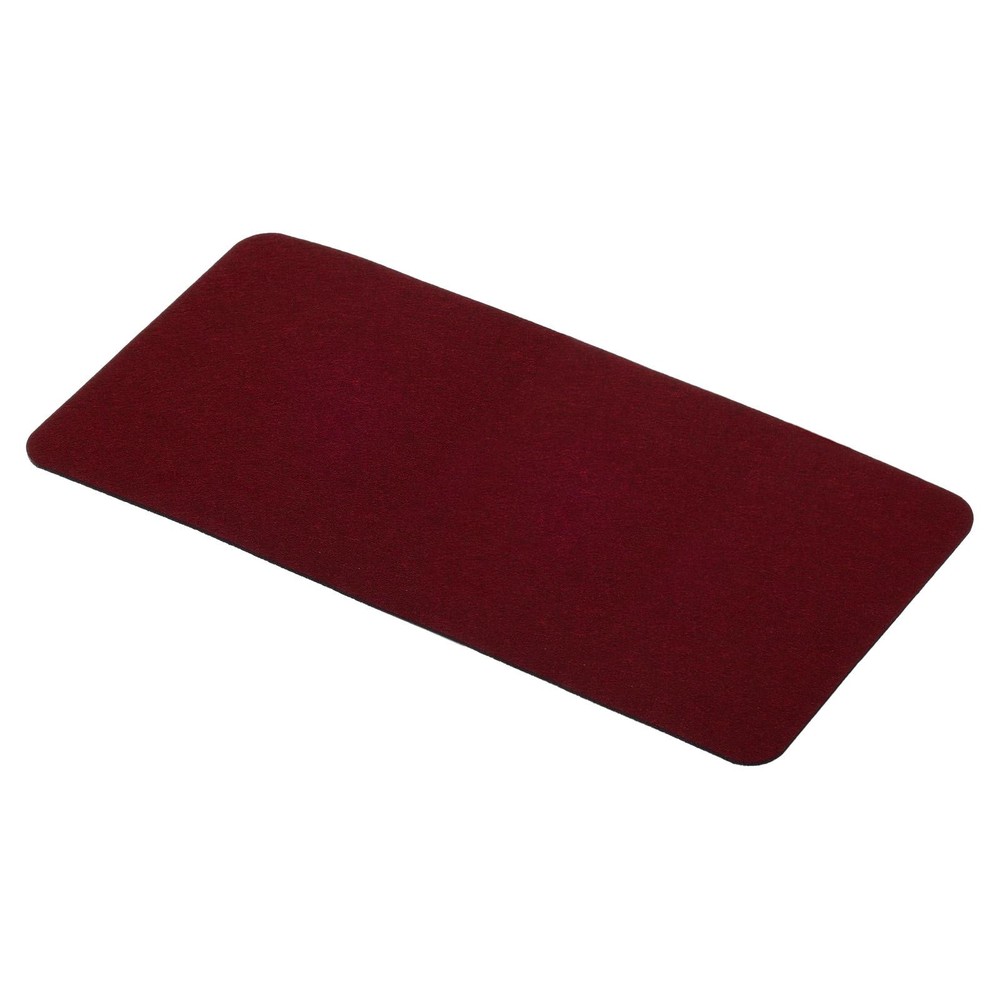 24"x12" Desk Mat Protector Felt Dual Side Mouse Pad Writing Mat Red