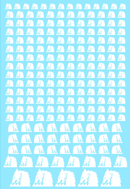 A6 - Water Wolves Space Vikings Transfer Sheet