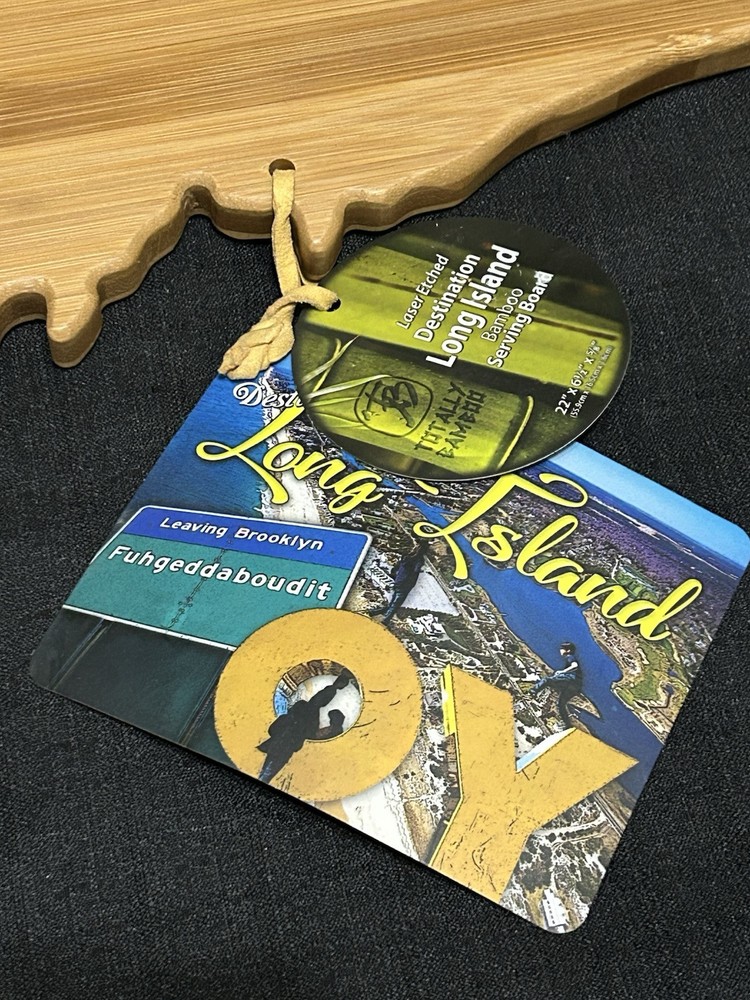 Long Island Map Shaped Serving Board/ Wall hanger 22"