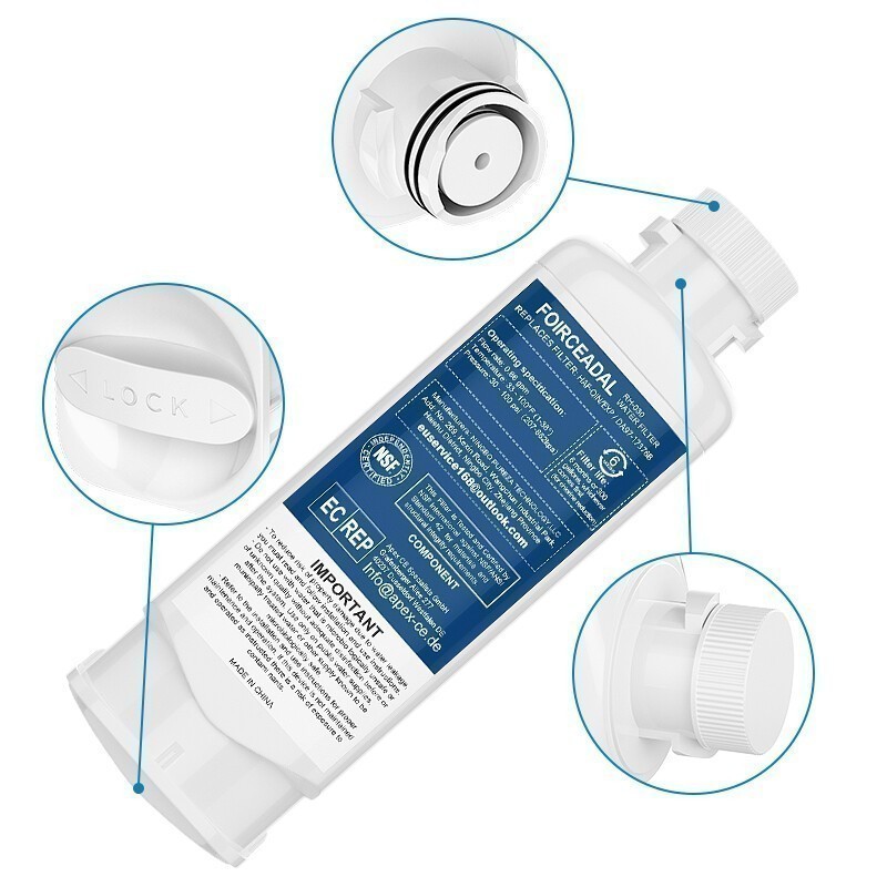 4PACK Fit For Samsung DA97-17376B HAF-QIN/EXP REFRIGERATOR Water Filter Replace