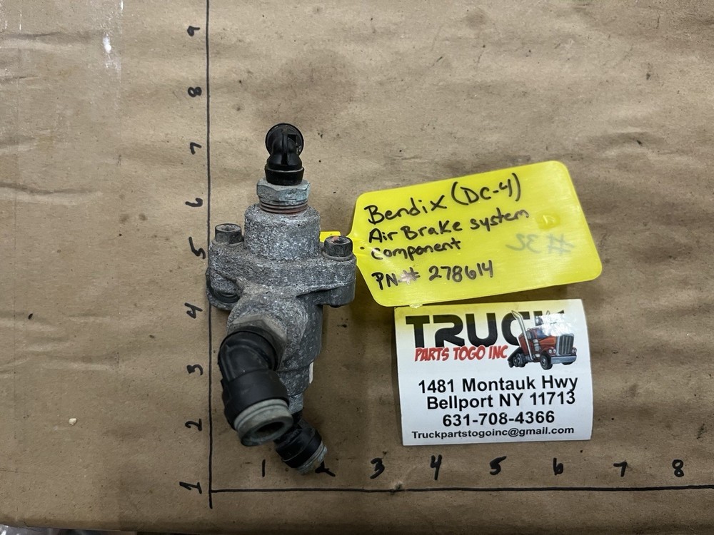 BENDIX (DC-4) AIR BRAKE SYSTEM COMPONENT USED - P/N 278614