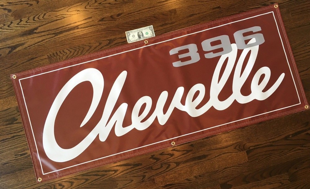 CHEVELLE Garage Banner Sign (Large 2'x5')