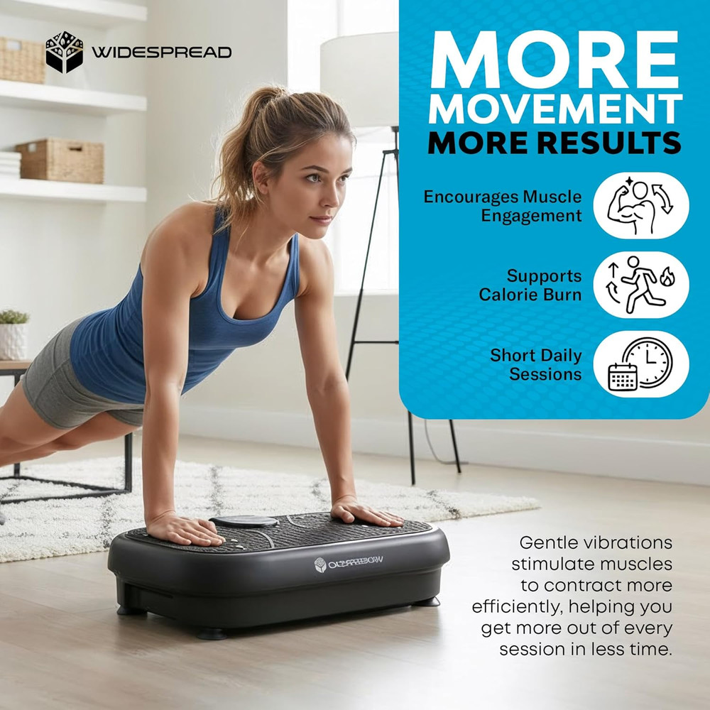 Vibration Plate Exercise Machine, Full Body Shaker Workout Board