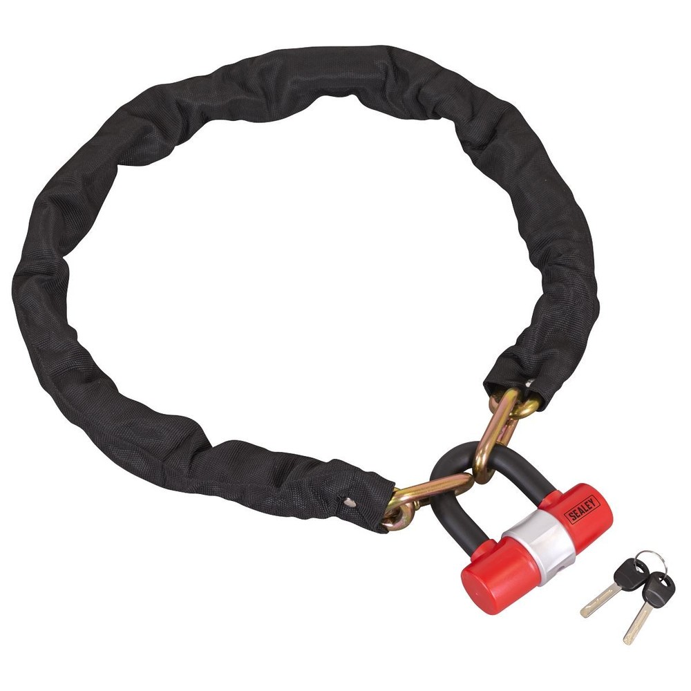 Sealey Motorcycle Chain Lock 1.2m Heavy‑Duty Security Chain & Padlock SSCL12