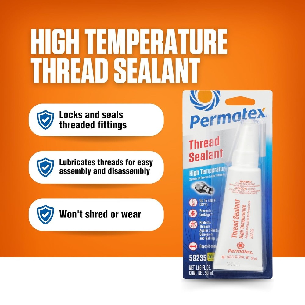High Temperature Thread Sealant, 50 ml Tube