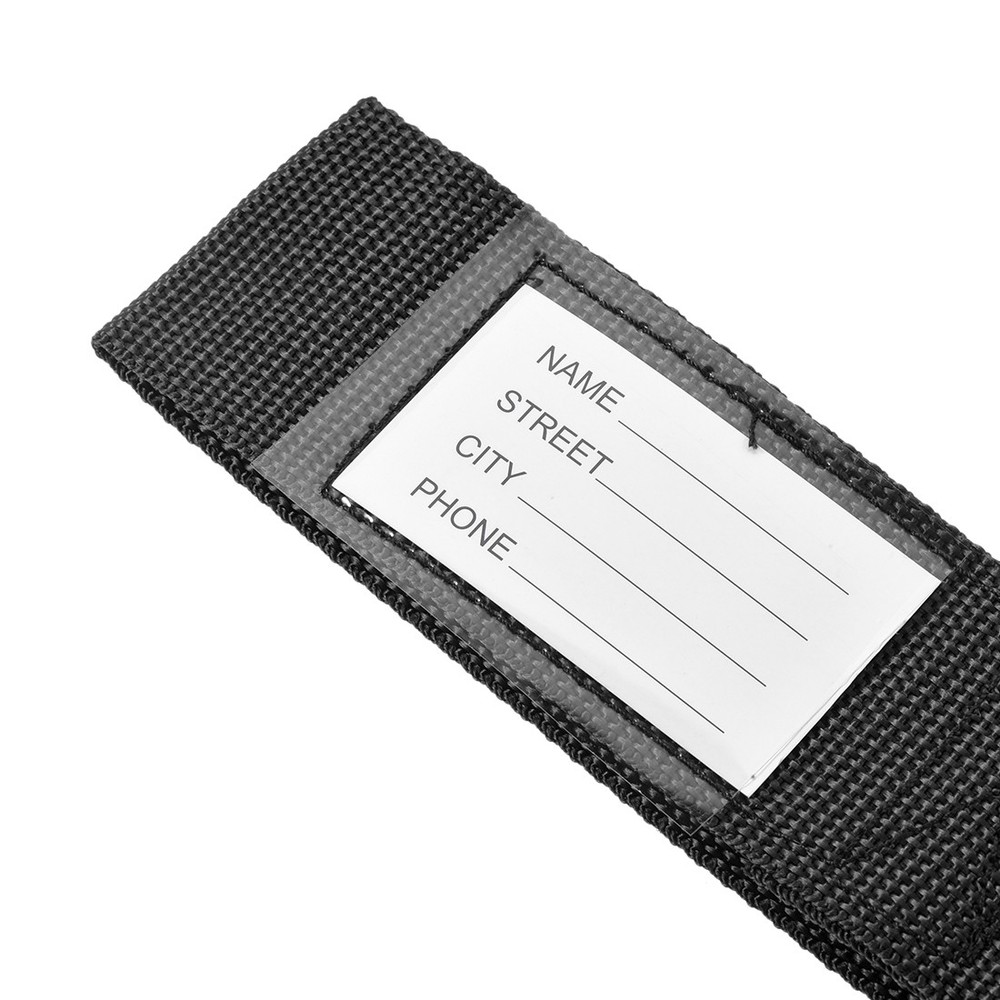 Luggage Strap Suitcase Belt Buckle 2Mx5cm Adjustable PP Packing Accessory Black