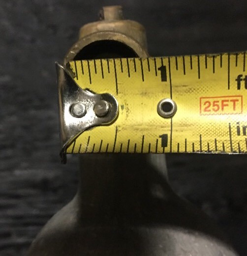 Carbon Dioxide Tank 1.25lb Liquid Capacity EMPTY. Our #4