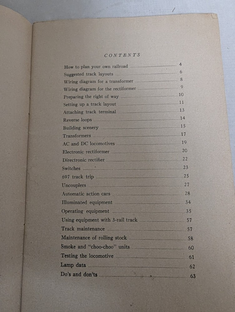 American Flyer Instructions For Assembling and Operating 3/16 Scale Trains