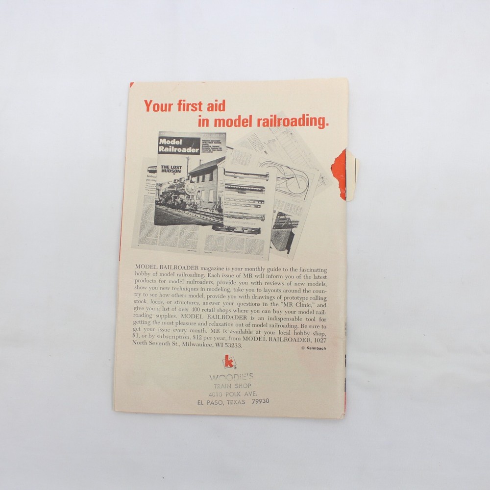 Introduction to Scale Model Railroading Linn Wescott 1975 Edition