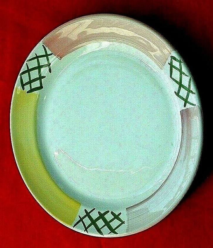 Deruta Ceramic Lattice Small Round Platter 13in