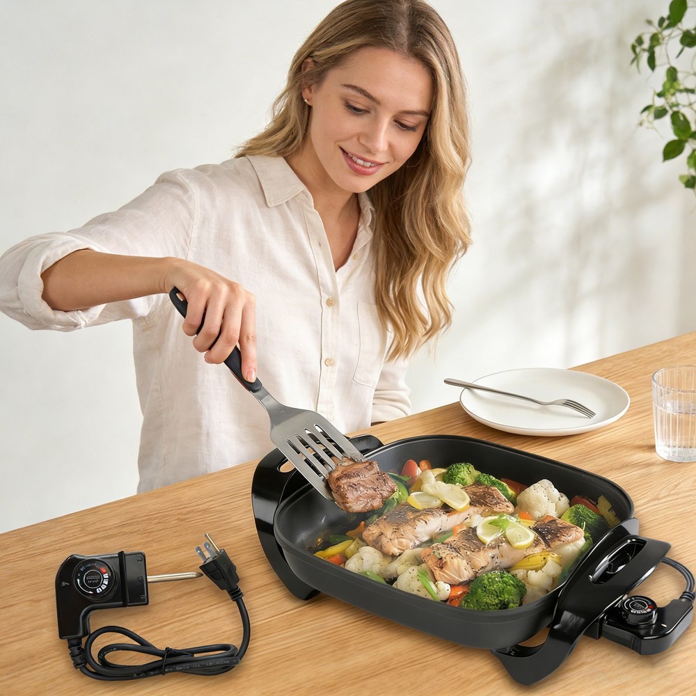 Universal Thermostat Probe Cord – Adjustable Replacement for Griddle Skillet